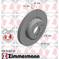 Bremsscheibe 'FORMULA F COAT Z' | Zimmermann (150.3482.32)