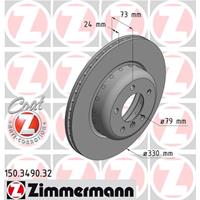 Bremsscheibe 'FORMULA F COAT Z' | Zimmermann (150.3490.32)