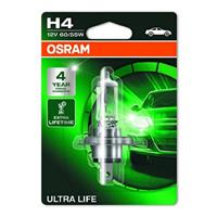 Gloeilamp H4 Ultra Life 60/55W [12V] (1 st.) OSRAM, Spanning (Volt)12V