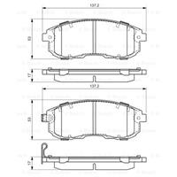 nissan Remblokken set BP1227