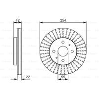 Bremsscheibe | BOSCH (0 986 479 685)