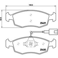 fiat Remblokken set P23138