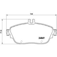 Remblokkenset, schijfrem BREMBO, u.a. für Mercedes-Benz, Infiniti