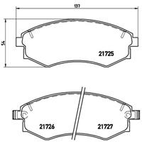 hyundai Remblokken set P30022