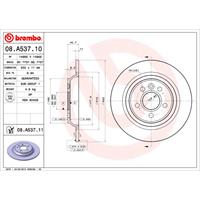 Bremsscheibe 'COATED DISC LINE' | BREMBO (08.A537.11)