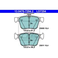 Remblokkenset, schijfrem ATE Ceramic ATE, u.a. für VW, Skoda, Audi, Seat, Cupra