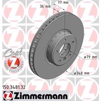 Bremsscheibe Vorderachse Zimmermann 150.3481.32