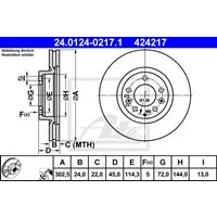 Bremsscheibe | f.becker_line (102 10669)