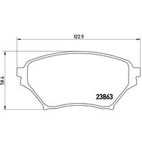 mazda Remblokken set P49029