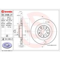 Remschijf TWO-PIECE DISCS LINE BREMBO, Remschijftype: Binnen geventileerd, u.a. für BMW