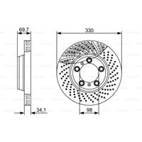 Bremsscheibe | BOSCH (0 986 479 580)