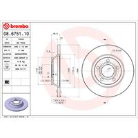 Bremsscheibe | BREMBO (08.6751.10)