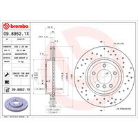 Remschijf BREMBO XTRA LINE BREMBO, Remschijftype: Geperforeerd / Geventileerd, u.a. für BMW