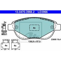 citroen Low dust Keramische remblokken 13047039662