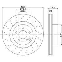 hellapagid Bremsscheibe 'PRO' | HELLA PAGID (8DD 355 106-851)