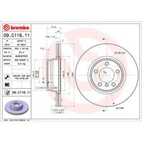 Remschijf COATED DISC LINE BREMBO, Remschijftype: Binnen geventileerd, u.a. für BMW