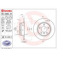 Bremsscheibe 'COATED DISC LINE' | BREMBO (08.5366.21)