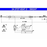 Seilzug, Feststellbremse | f.becker_line (117 10124)