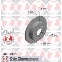 Bremsscheibe 'COAT Z' | Zimmermann (280.3180.20)