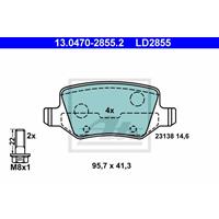 mercedes-benz Low dust Keramische remblokken