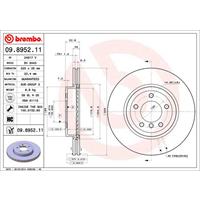 Remschijf COATED DISC LINE BREMBO, Remschijftype: Binnen geventileerd, u.a. für BMW