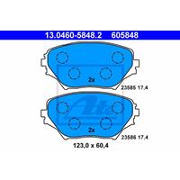 Bremsbelagsatz, Scheibenbremse | ATE (13.0460-5848.2)