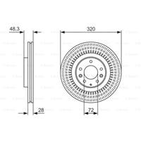 Bremsscheibe | BOSCH (0 986 479 795)