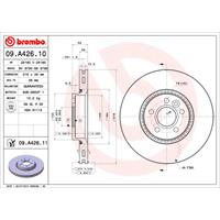 Bremsscheibe 'COATED DISC LINE' | BREMBO (09.A426.11)