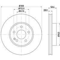 hellapagid Bremsscheibe | HELLA PAGID (8DD 355 110-071)