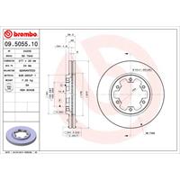 Bremsscheibe | BREMBO (09.5055.10)