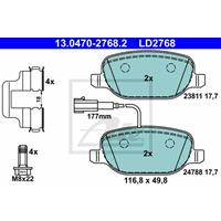 alfaromeo Low dust Keramische remblokken