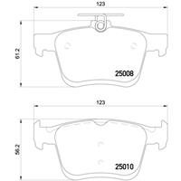 Remblokkenset, schijfrem BREMBO, u.a. für Seat, VW, Audi, Skoda