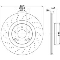 hellapagid Bremsscheibe 'PRO' | HELLA PAGID (8DD 355 109-411)