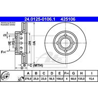 Bremsscheibe | f.becker_line (102 10324)