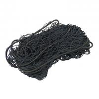 Jumbo elastisch aanhangernet 195 x 140 cm nylon zwart
