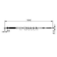 fiat Handremkabel BC808