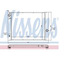 Kühler, Motorkühlung | NISSENS (60763)