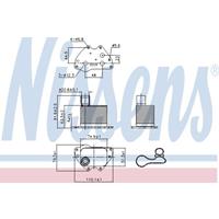 Ölkühler, Motoröl | NISSENS (90981)