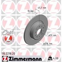 Bremsscheibe 'COAT Z' | Zimmermann (110.2218.20)