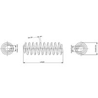 Fahrwerksfeder Hinterachse Monroe SE3628