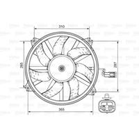 Valeo Lüfter 696850 Elektrolüfter,Hochleistungslüfter FIAT,PEUGEOT,CITROËN,SCUDO 270_,ULYSSE 179AX,SCUDO Kasten 270_,SCUDO Pritsche/Fahrgestell 270_