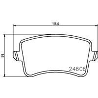 audi Remblokkenset 8DB355025391