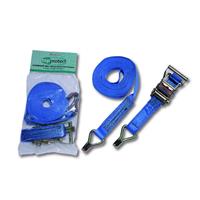 LoadLok 14002615 Spanband met ratelgesp en haken - Blauw - 6 x 35mm