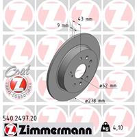 Bremsscheibe 'COAT Z' | Zimmermann (540.2497.20)