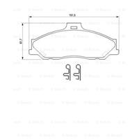 ford Remblokken set BP431