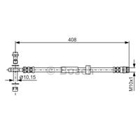 Bremsschlauch Vorderachse beidseitig Bosch 1 987 481 323