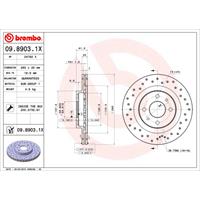 Bremsscheibe 'BREMBO XTRA LINE' | BREMBO (09.8903.1X)