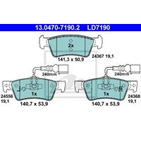 Volkswagen Low dust Keramische remblokken 13047071902