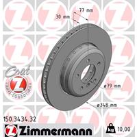 Bremsscheibe Vorderachse Zimmermann 150.3434.32