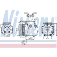 Kompressor, Klimaanlage | NISSENS (89551)